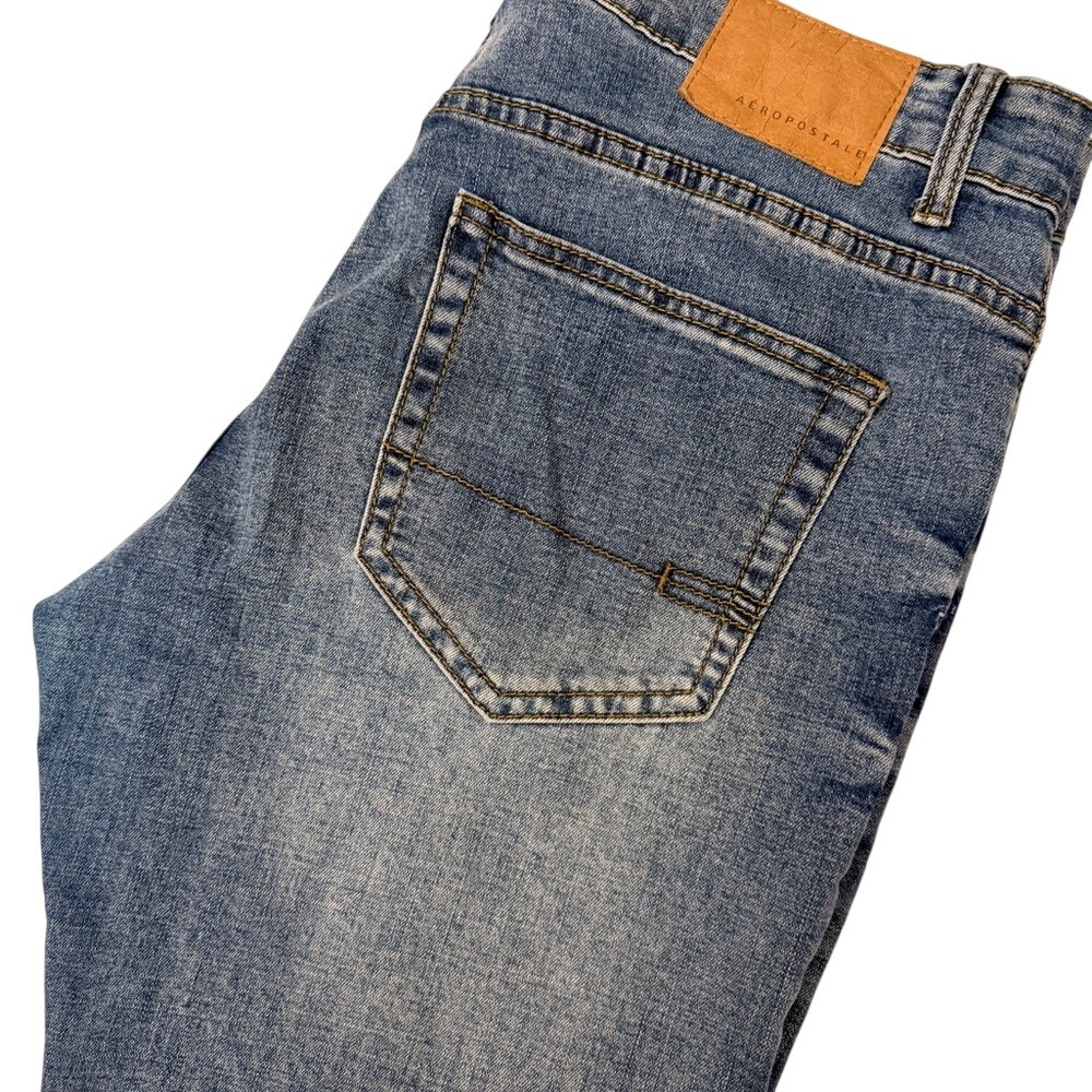 Aeropostale Men's Straight Blue Jeans Size 34/32‎